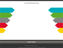 Tablet Screenshot of concretepumps.org
